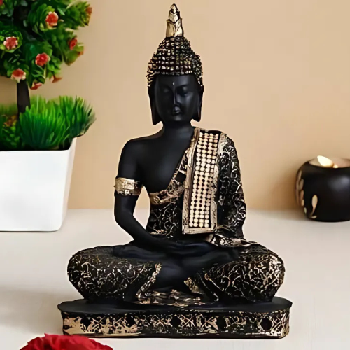 Elegant Buddha Statue – Meditating Figurine for Home and Office