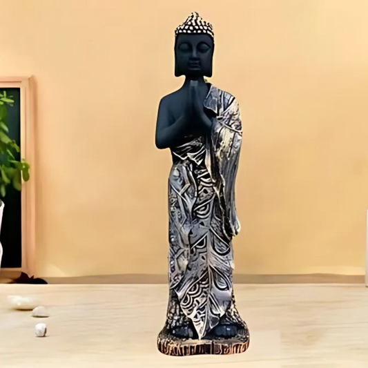 Standing Buddha Statue – Elegant Decorative Showpiece for Living Room